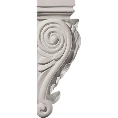 Ekena Millwork Leaf Corbel In White