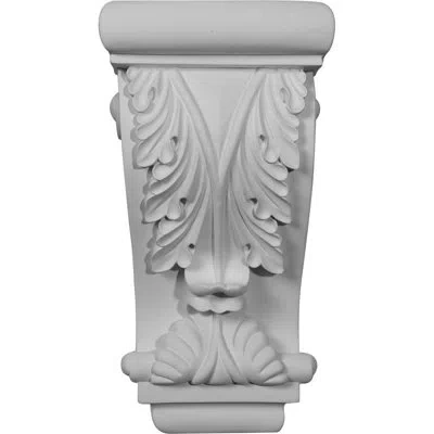 Ekena Millwork Leaf Corbel In White