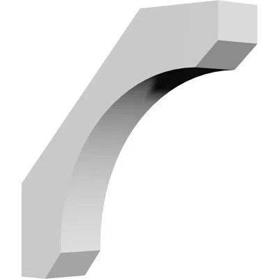 Ekena Millwork Legacy 14 H X 3.5 W X 14 D Urethane Bracket (set Of 6) In White