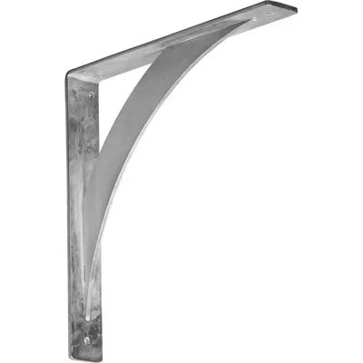 Ekena Millwork Legacy Bracket In Unfinished Steel