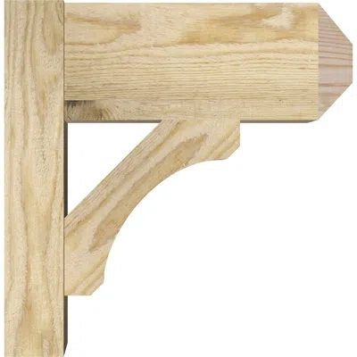 Ekena Millwork Legacy Craftsman Outlooker In W Douglas Fir (rough Sawn)