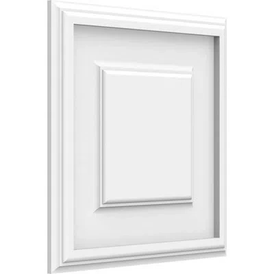 Ekena Millwork Legacy Raised Decorative Wall Panel In White