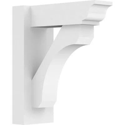 Ekena Millwork Legacy Signature Urethane Outlooker With Traditional Ends, Primed Tan