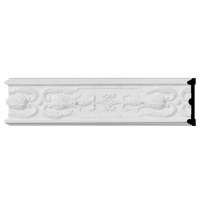 Ekena Millwork Lisbon 4 3/4"h X 94 1/2"w X 7/8"d Chair Rail In White