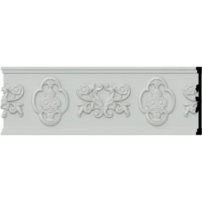 Ekena Millwork Lisbon 7 7/8"h X 95 7/8"w X 3/4"d Chair Rail In White