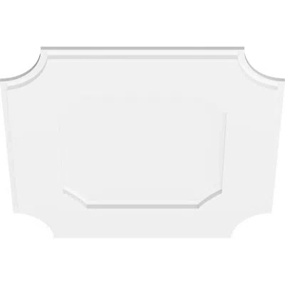 Ekena Millwork Locke Architectural Grade Pvc Contemporary Ceiling Medallion