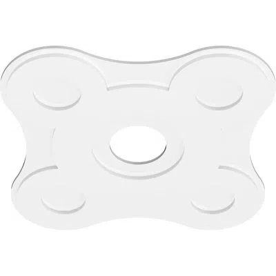 Ekena Millwork Luna Architectural Grade Contemporary Ceiling Medallion