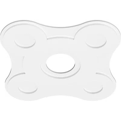 Ekena Millwork Luna Architectural Grade Pvc Contemporary Ceiling Medallion