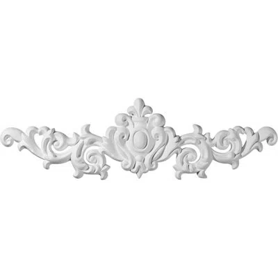 Ekena Millwork Marcella 3 3/4"h X 12"w X 5/8"d Small Leaf Onlay In White