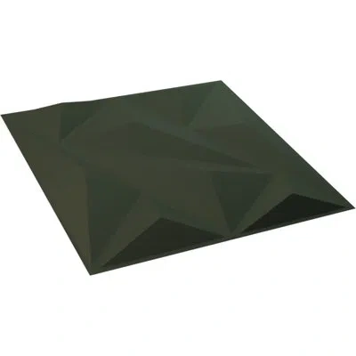 Ekena Millwork Marquise Endurawall Decorative 3d Wall Panel In Green