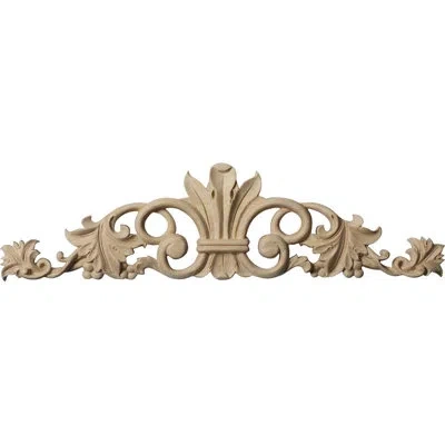 Ekena Millwork Marseille Center With Scrolls In Alder