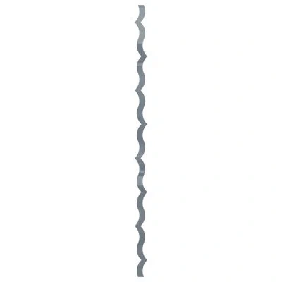 Ekena Millwork May Adjustable Acrylic Decorative Slat Wall Panel Kit (43-pack) In Dark Gray