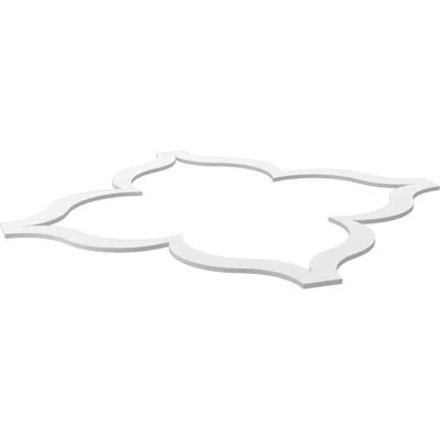 Ekena Millwork May Decorative Ceiling Fretwork In White