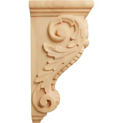 Ekena Millwork Medium Shell Corbel In Red Oak