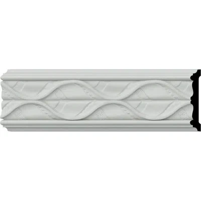 Ekena Millwork Medway 4 1/4"h X 96 1/8"w X 3/4"d Chair Rail In White