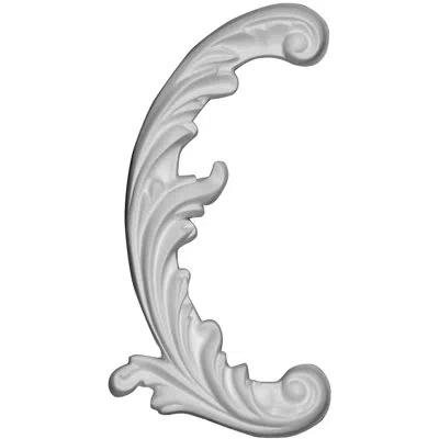 Ekena Millwork Medway 6 3/8" H X 3 5/8" W X 5/8" D Onlay Left In White