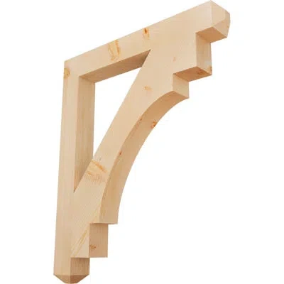 Ekena Millwork Merced Craftsman Bracket In Douglas Fir (smooth)