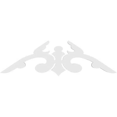 Ekena Millwork Milton Architectural Grade Pvc Gable Peditment (4/12) Pitch In White