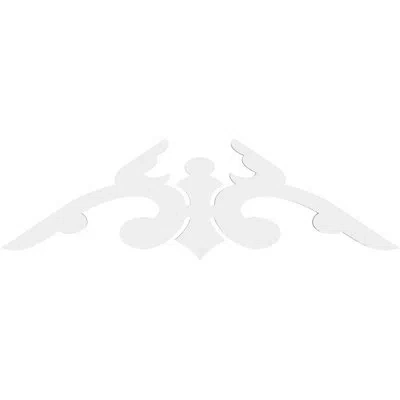 Ekena Millwork Milton Signature Urethane Gable Pediment, Primed Tan In Primed Tan;primed Tan