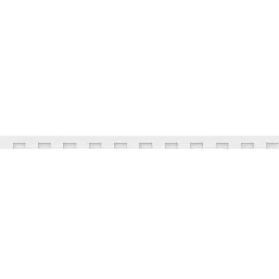 Ekena Millwork Monroe Architectural Grade Pvc Dentil Trim W/backplate In White