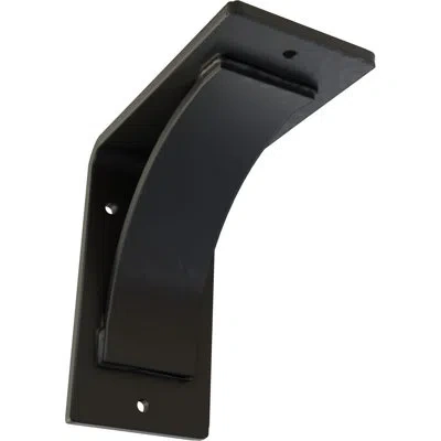 Ekena Millwork Morris 6"h X 3"w X 6"d Bracket In Powder Coated Black