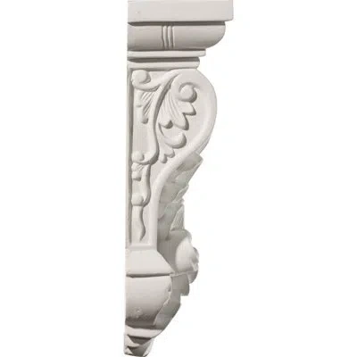 Ekena Millwork Nadia Leaf Corbel In Off-white