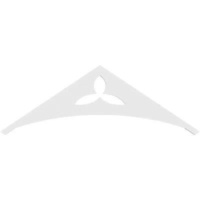 Ekena Millwork Naple Signature Urethane Gable Pediment, Primed Tan In Primed Tan;primed Tan
