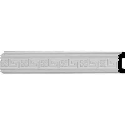 Ekena Millwork Nestor 2 7/8"h X 96 1/8"w X 7/8"d Panel Moulding In White