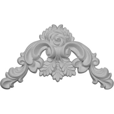 Ekena Millwork Norwich 6 3/8"h X 11 1/2"w X 1 3/8"d Onlay In White