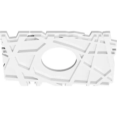 Ekena Millwork Novo Architectural Grade Pvc Contemporary Ceiling Medallion