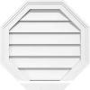 Ekena Millwork Octagonal Surface Mount: Functional, Brickmould Sill Frame Pvc Gable Vent