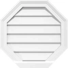 Ekena Millwork Octagonal Surface Mount: Non-functional, Brickmould Sill Frame Pvc Gable Vent