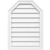 Ekena Millwork Octagonal Top Surface Mount Functional Brickmould Frame Pvc Gable Vent