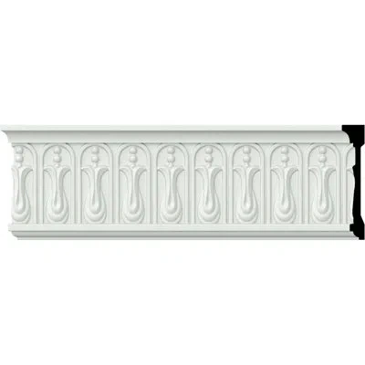 Ekena Millwork Odessa 6 1/4"h X 94 1/2"w X 1 1/2"d Chair Rail Moulding In White