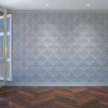 Ekena Millwork Otis Decorative Fretwork Wallpaper Panel In White