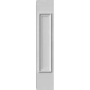 Ekena Millwork Pass Through Newel Post W/panel In White