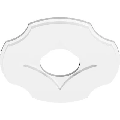 Ekena Millwork Percival Architectural Grade Pvc Contemporary Ceiling Medallion