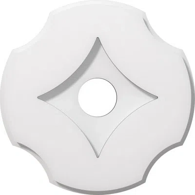 Ekena Millwork Percival Architectural Grade Pvc Contemporary Ceiling Medallion