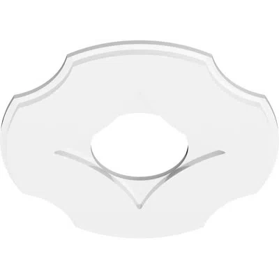 Ekena Millwork Percival Architectural Grade Pvc Contemporary Ceiling Medallion