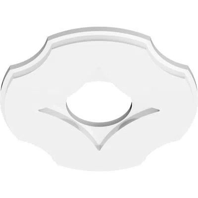 Ekena Millwork Percival Architectural Grade Pvc Contemporary Ceiling Medallion