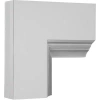Ekena Millwork Perimeter Inside Corner For 8" Deluxe Coffered Ceiling System (kit) In White