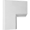 Ekena Millwork Perimeter Inside Corner For 8" Traditional Coffered Ceiling System In White