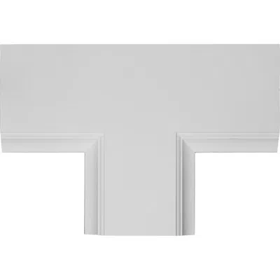 Ekena Millwork Perimeter Tee For 8" Traditional Coffered Ceiling System In White