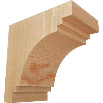 Ekena Millwork Pescadero Corbel In Douglas Fir,smooth