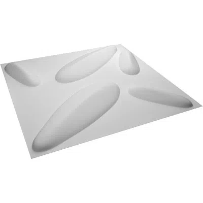 Ekena Millwork Petal Endurawall Decorative 3d Wall Panel In White