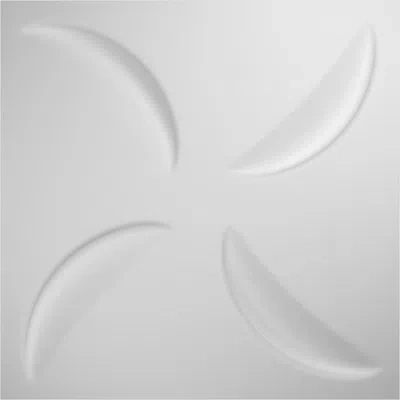 Ekena Millwork Pinwheel Endurawall Decorative 3d Wall Panel In White