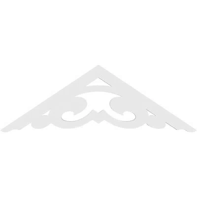 Ekena Millwork Preston Architectural Grade Pvc Gable Peditment (4/12) Pitch In White