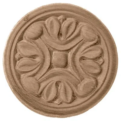Ekena Millwork Raymond 5"h X 5"w X 3/4"d Rosette In Brown
