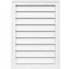 Ekena Millwork Rectangle Surface Mount Functional Brickmould Frame Pvc Gable Vent