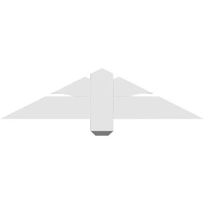 Ekena Millwork Redmond Architectural Grade Pvc Gable Bracket In White